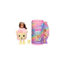 Mattel Barbie Cutie Reveal Chelsea Kuschelweich Serie - Löwe, Puppe