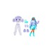 Mattel Barbie Cutie Reveal Cozy Cute Serie - Pudel, Puppe
