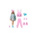 Mattel Barbie Cutie Reveal Puppe mit Hasen-Plüschkostüm und 10 Überraschungen