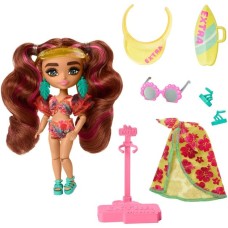 Mattel Barbie Extra Fly Mini-Puppe -Strandmode