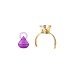Mattel Barbie Extra Mini Puppe mit goldener Krone (blond)