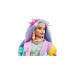 Mattel Barbie Extra Puppe 20 - lavendelfarbenes Haar/Schmetterlings-Haarspange