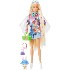 Mattel Barbie Extra Puppe Flower Power