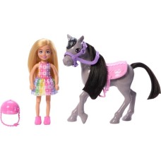 Mattel Barbie Family & Friends Chelsea und Pony, Puppe