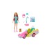 Mattel Barbie Family & Friends Stacie Go-Kart, Puppe