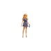 Mattel Barbie Fashionistas Kleiderschrank mit Puppe, Puppenmöbel