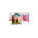 Mattel Barbie Fashionistas-Puppe mit blondem Pferdeschwanz und Blumenkleid