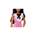 Mattel Barbie Fashionistas-Puppe mit schwarzem Haar und Karokleid