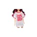 Mattel Barbie Fashionistas-Puppe mit weißem T-Shirt-Kleid