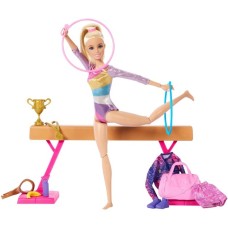 Mattel Barbie Karrieren Refresh Gymnastics Spielset, Puppe
