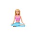 Mattel Barbie Made to Move mit pinken Sportoberteil und blauer Yogahose, Puppe