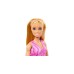 Mattel Barbie Made to Move mit pinken Sportoberteil und blauer Yogahose, Puppe