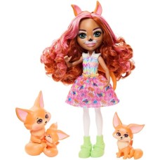 Mattel Enchantimals Filigree Fuchs Familie, Puppe