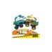 Mattel MEGA Hot Wheels Monster Trucks Mega-Wrex Knochen Crash Stuntbahn, Konstruktionsspielzeug