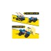 Mattel MEGA Hot Wheels Smash-und-Crash Race Ace Monster Truck, Konstruktionsspielzeug