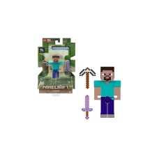 Mattel Minecraft 8 cm Figure Steve, Spielfigur