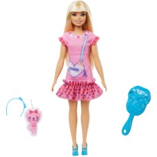 Mattel My First Barbie Malibu mit Kätzchen (blonde Haare), Puppe