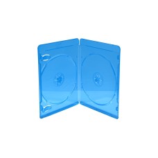 MediaRange BD Hülle 2-fach (50 Stück), Schutzhülle(blau/transparent)