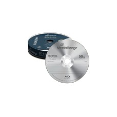 MediaRange BD-R 50 GB, Blu-ray-Rohlinge(6fach, 10 Stück, Retail)