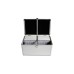 MediaRange CD/DVD Koffer 200-fach(silber, Retail)