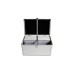 MediaRange CD/DVD Koffer 200-fach(silber, Retail)