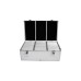 MediaRange CD/DVD Koffer 500-fach(silber, Retail)