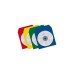 MediaRange CD/DVD Papierhüllen Color-Pack, Schutzhülle(100 Stück, Bulk)