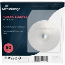 MediaRange CD/DVD Plastikhüllen, Schutzhülle(50 Stück, Bulk)