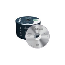 MediaRange DVD-R 4,7 GB, DVD-Rohlinge(16fach, 50 Stück)
