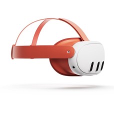 Meta Quest 3 Headset-Einlage und Headset-Riemen (Blood Orange)(orange)