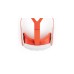 Meta Quest 3 Headset-Einlage und Headset-Riemen (Blood Orange)(orange)