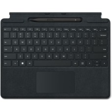 Microsoft Surface Pro Signature Keyboard, Tastatur(schwarz, DE-Layout, für Surface Pro 9, Pro 8 und Pro X, inkl. Surface Slim Pen 2)