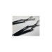 Moesta Grillzange V-tong lang, Grillbesteck(schwarz/holz)