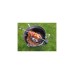 Moesta Rotisserie-Set für Smokin' PizzaRing, für 57 / 58 / 60cm Kugelgrill, Grillspieß(silber/schwarz, Batteriebetrieb)