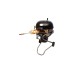 Moesta Smokin' PizzaRing Komplett-Set, für 57cm Kugelgrill, Pizzastein(silber)