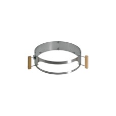 Moesta Smokin' PizzaRing für 57cm Kugelgrill(silber)