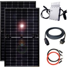 MyVoltaics Balkonkraftwerk MyBasic - doppelte Power, 800 Watt(0% MWST, 2x 400W, für Eigenbau der Unterkonstruktion)