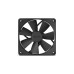 NZXT F120P PWM Airflow 120x120x2, Gehäuselüfter(schwarz)