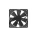 NZXT F120P PWM Airflow 120x120x2, Gehäuselüfter(schwarz)