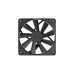 NZXT F120Q Quiet Airflow 120x120x26, Gehäuselüfter(schwarz)
