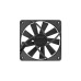 NZXT F120Q Quiet Airflow 120x120x26, Gehäuselüfter(schwarz)