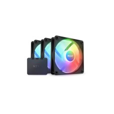 NZXT F120 RGB Core Triple Pack 120x120x26, Gehäuselüfter(schwarz, 3er Pack, inkl. RGB-Controller)