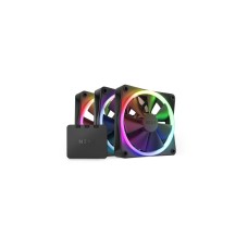 NZXT F120 RGB-Dreierpack 120x120x26, Gehäuselüfter(schwarz, 3er Pack inkl. RGB & Fan Controller)