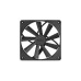 NZXT F140Q Quiet Airflow 140x140x26, Gehäuselüfter(schwarz)