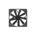 NZXT F140Q Quiet Airflow 140x140x26, Gehäuselüfter(schwarz)