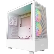 NZXT H5 Flow RGB All White, Tower-Gehäuse(weiß (matt),Tempered Glass)