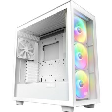 NZXT H7 Elite (2023) , Tower-Gehäuse(weiß (matt), Tempered Glass)