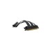 NZXT Riser Cable PCIe 4.0 x16, Verlängerungskabel(schwarz, 20cm)