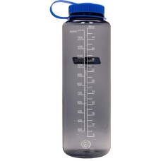 Nalgene Trinkflasche "Wide Mouth Sustain Silo" 1,5 Liter, 48oz(transparent/grau, Weithalsflasche)