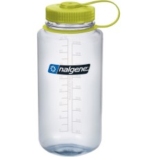 Nalgene Trinkflasche "Wide Mouth Sustain" 1 Liter, 32oz(transparent, Weithalsflasche)